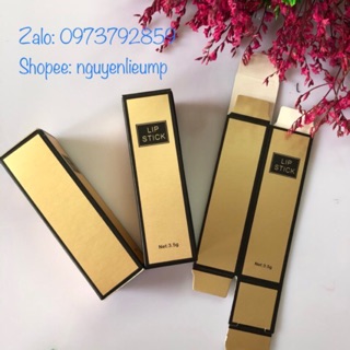 combo vỏ hộp giấy son môi