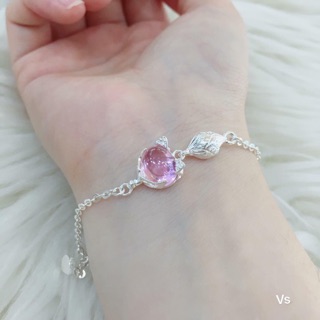 Lắc tay hồ ly bạc ta