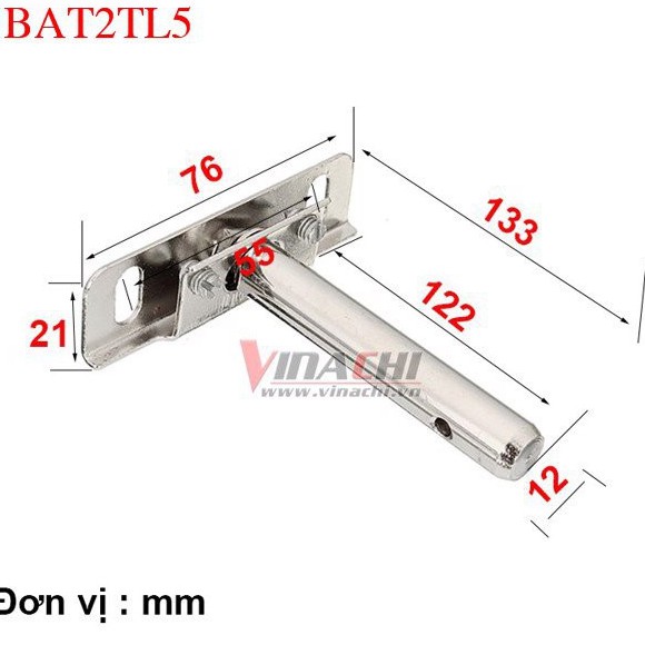 BASS ÂM CHỮ T _2 TẦNG CÁN CÓ LỖ ( cái )