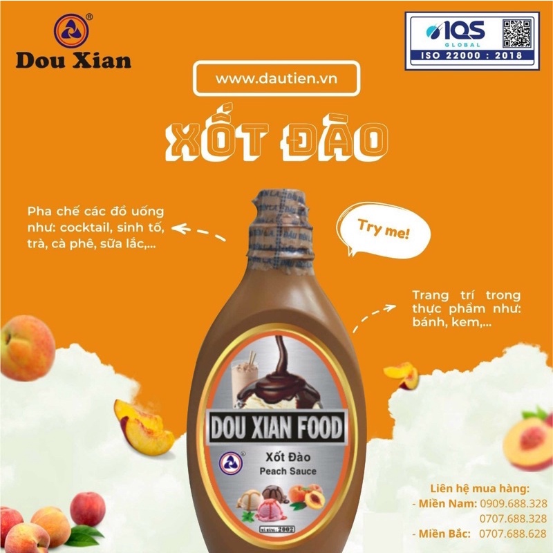 xốt đào 700g dow xian