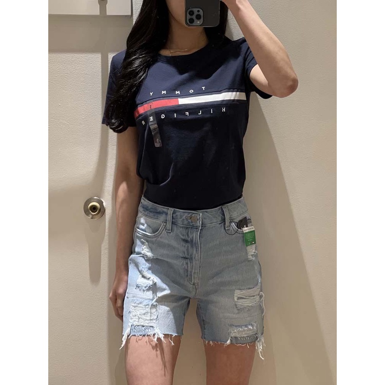 Áo thun Chính Hãng Tommy Essential flat logo Tshirt bản 2022 .Có thêm màu blue Navy