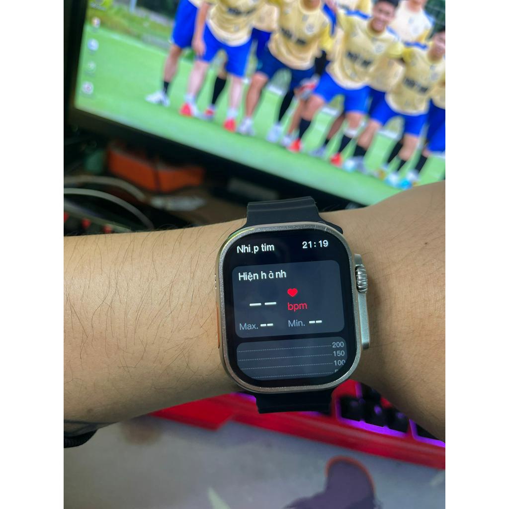 Đồng Hồ H11 Ultra Plus  - Nâng Cấp H11 Ultra, Tràn viền 2.05", 49MM, Full Thông Báo, La Bàn, Call 2 Chiều