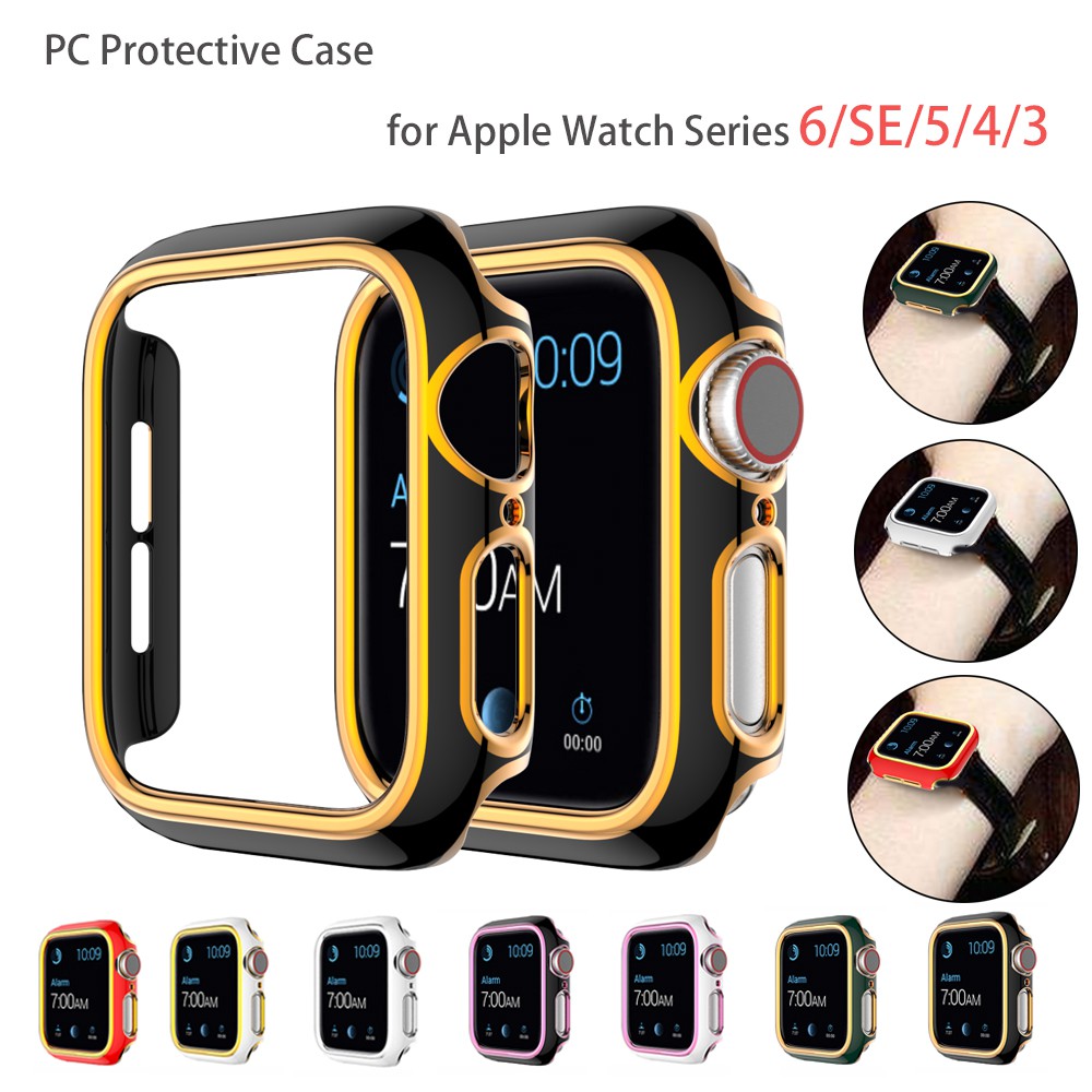 Ốp Khung Bảo Vệ Màn Hình Đồng Hồ Apple Watch Series 6 / 5 / 4 / 3 / 2 / 1 / Se Iwatch 38mm 40mm 42mm 44mm