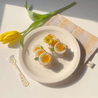 Đĩa sứ màu be/ màu trắng [ảnh thật feedback của khách ]- 𝒃𝒆𝒊𝒈𝒆 𝒅𝒊𝒔𝒄 + 𝒘𝒉𝒊𝒕𝒆 𝒅𝒊𝒔𝒄.