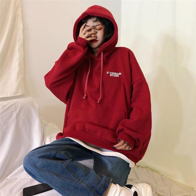 Áo Hoodies Nỉ Ngoại loại 1 DYANG STUDIO Form rộng thùng thình qua mông 90kg bận thoải mái E022 | BigBuy360 - bigbuy360.vn