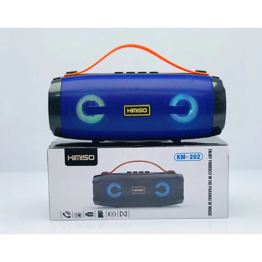 Loa Bluetooth mini Kimiso Km-202 Cho Điện thoại, pc,máy tính bảng. bass Chẩn,âm thanh trầm ấm. BH 6 tháng