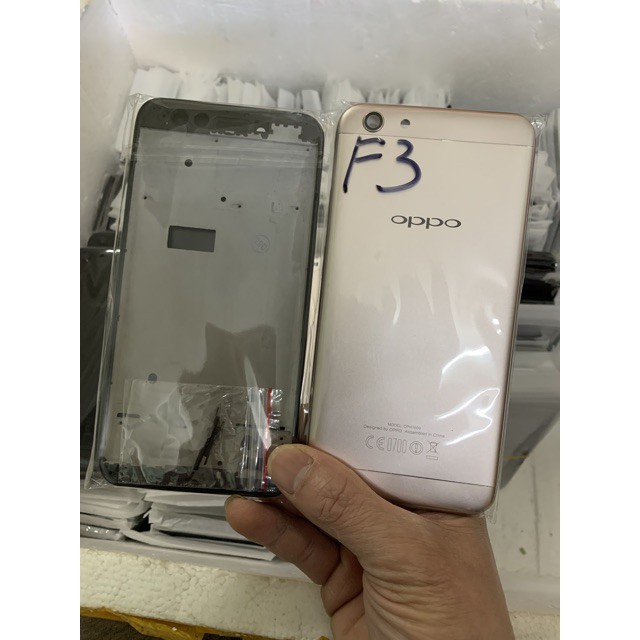 Vỏ điện thoại oppo F3 (vỏ+xương)