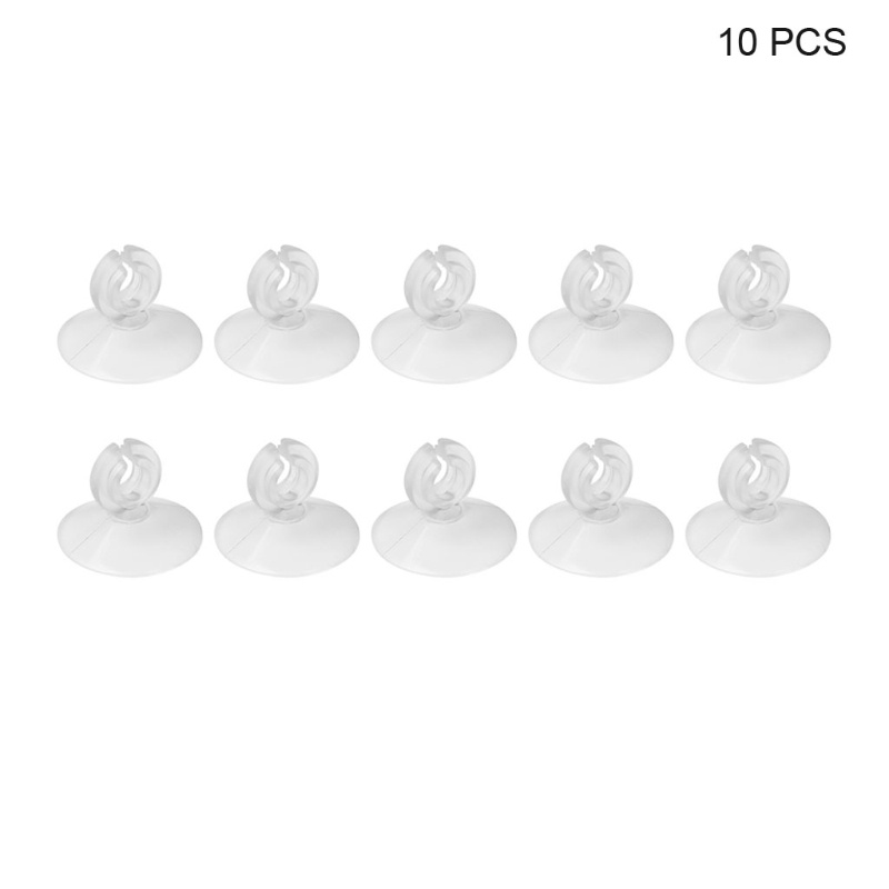 Set 10 / 20 / 50 / 100 Kẹp Cố Định Cốc Hút Bể Cá Cảnh Bằng Nhựa Tiện Dụng