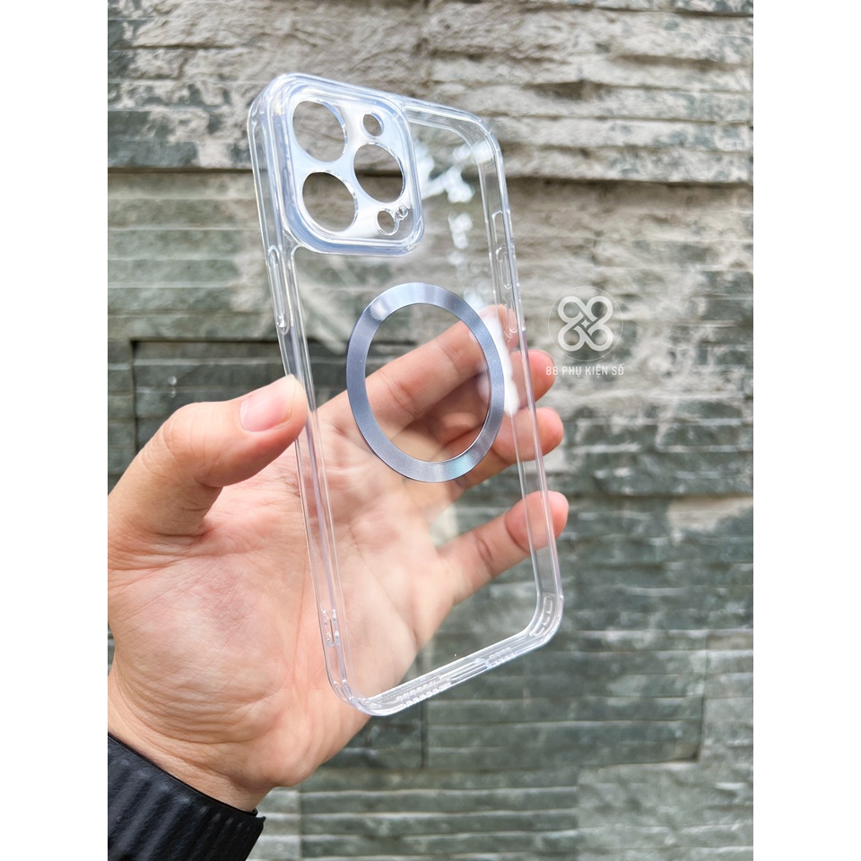 Likgus Glass Magsafe ốp lưng trong hỗ trợ sạc không dây
