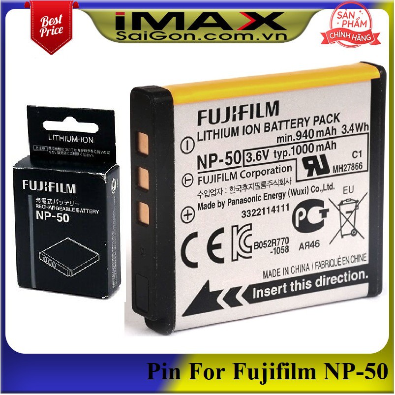 Pin sạc máy ảnh cho Fujifilm NP-50