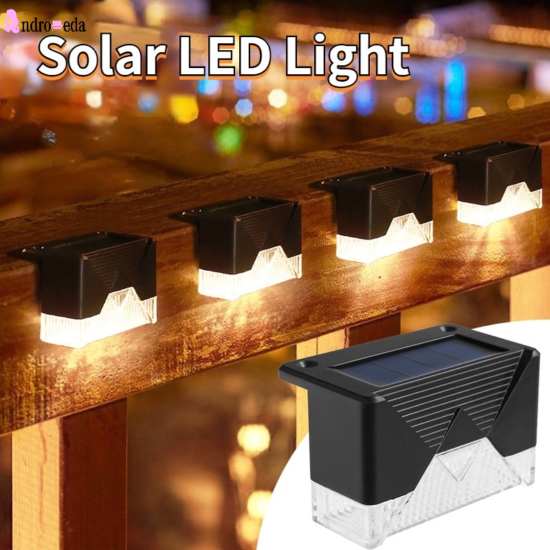 Đèn LED Năng Lượng Mặt Trời Chống Thấm Nước Gắn Cầu Thang Sân Vườn Ngoài Trời