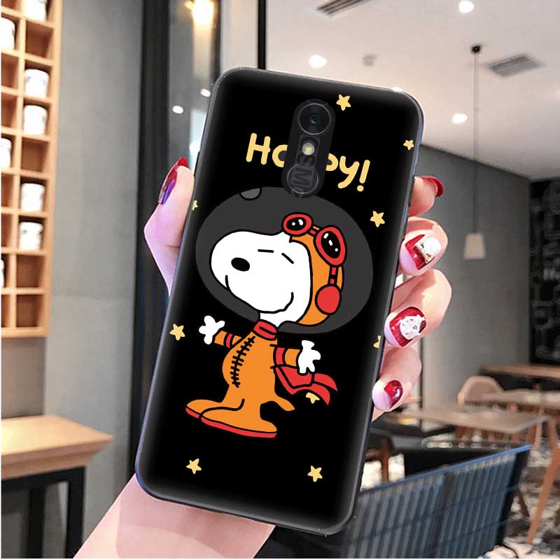 Ốp Điện Thoại silicone Mềm Họa Tiết Hoạt Hình Đáng Yêu Cho LG Q7