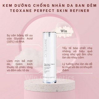 Kem dưỡng Teoxane Perfect Skin Refiner chống nhăn da ban đêm 50ml