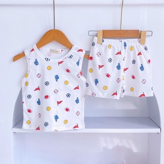 Đồ bộ bozip 3 lỗ chất vải siêu mềm cho bé trai từ 1 2 3 4 5 tuổi MINTSCLOSET Mint's Closet - DB8026