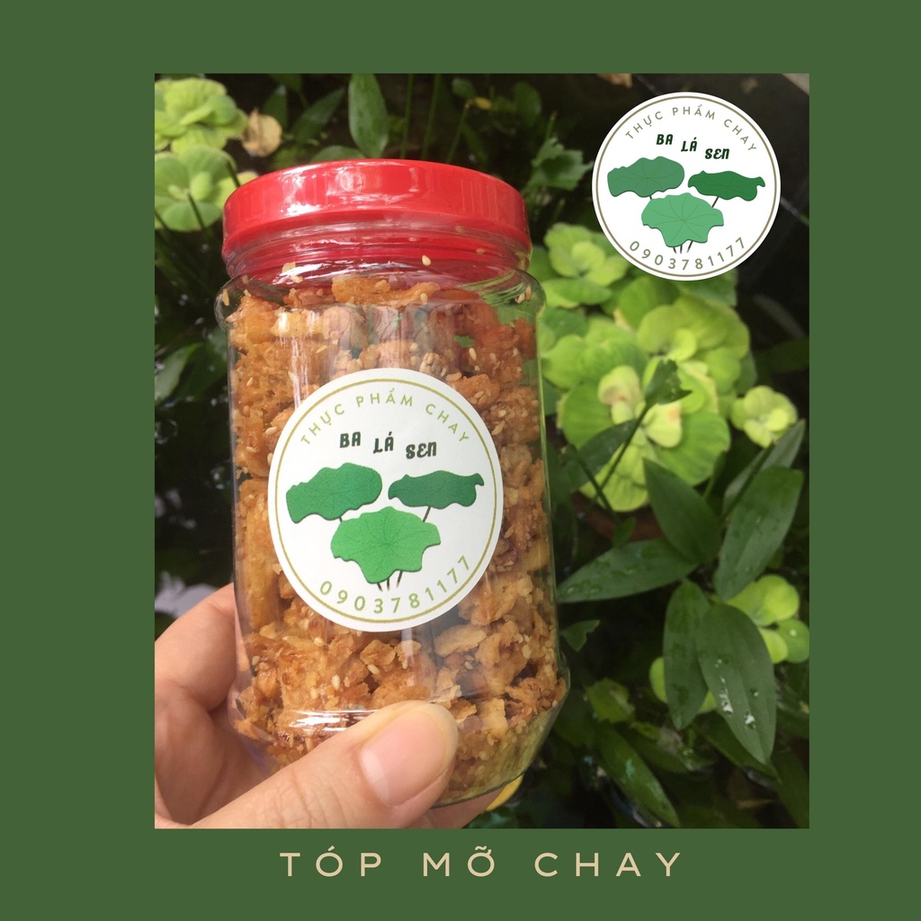 Tóp mỡ chay Ba Lá Sen ăn liền, ăn vặt đậm vị 130gr