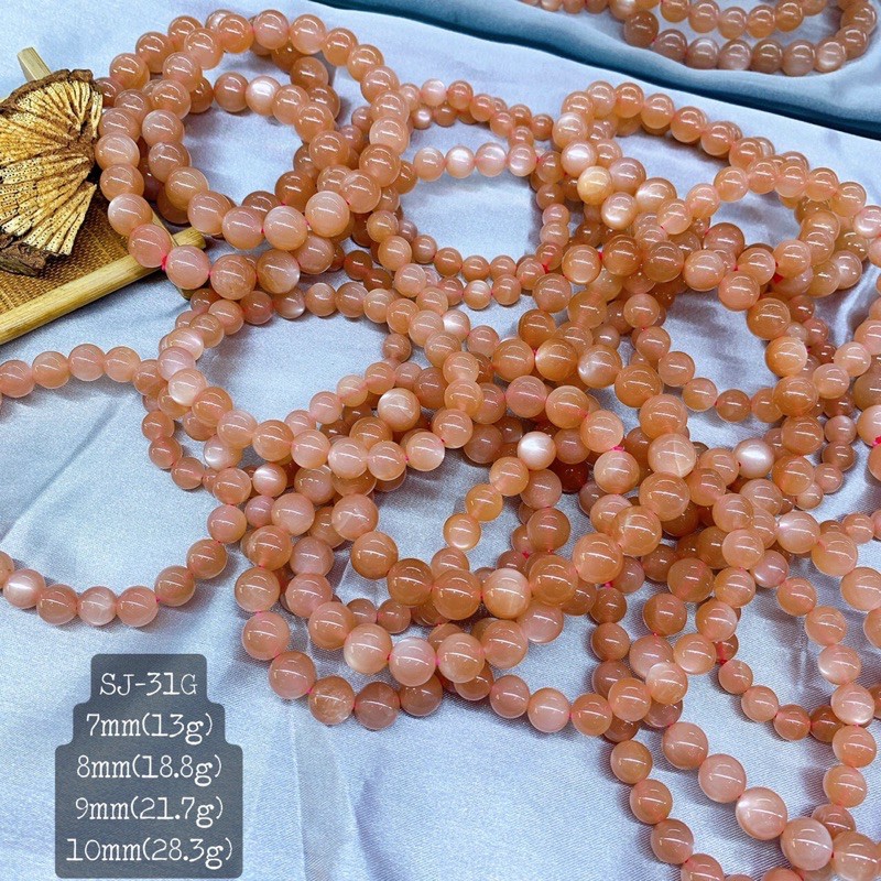 Vòng Tay Mặt Trời Đẹp Chuẩn Đầy Đủ Size 7mm-10mm