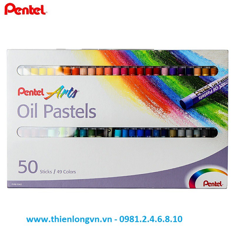 Sáp dầu Pentel PHN - 50 màu