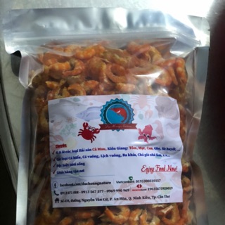 Tôm đất tươi phơi khô