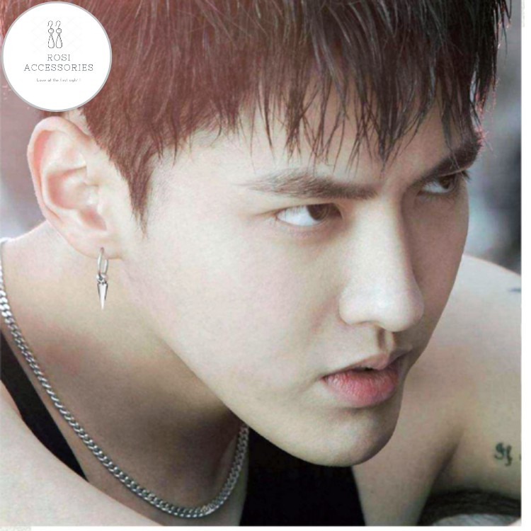 Khuyên Tai Nam Cá Tính, Bông Tai Trơn Rock Star Earrings (1 Chiếc)