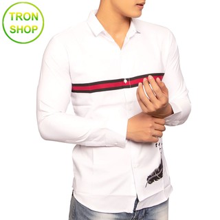 Áo sơ mi nam TS404 [ Nhập TRONSHOP1 giảm 10% ] vải co giãn tốt Tronshop chuyên áo sơ mi nam