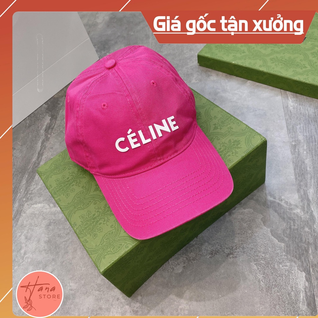 Mũ Lưỡi Trai C.L.I.N.E, Chất Liệu Cotton Mềm, Logo Hãng Nổi Bật, Phom Mũ Chuẩn Đẹp,Sẵn 4 Màu Đen-Trắng-Hồng Đậm-Cam