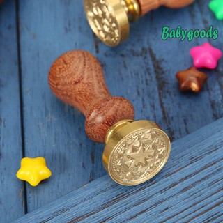 Con dấu sáp cán gỗ phong cách retro