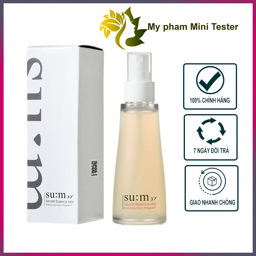 Nước Thần Dưỡng Da dạng xịt Su:m37 Secret Essence Mist 60ml