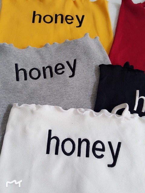 [SALE OFF] Áo hai dây thêu Honey [1k]