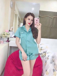 Bộ lụa viền bèo loại đẹp