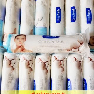 Bông Tẩy Trang Deep Fresh Cotton Pads 100 miếng thumbnail