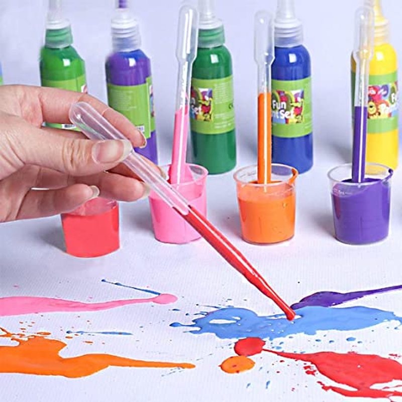 [Hàng mới về] Set 100 ống nhỏ giọt bằng nhựa 3ml/ 5ml/ 10ml chuyên dùng cho phòng thí nghiệm