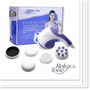 Máy massage cầm tay relax & spin tone 5 đầu