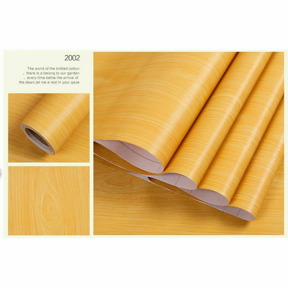 3m Giấy dán tường giả gỗ vàng, ván vàng | BigBuy360 - bigbuy360.vn
