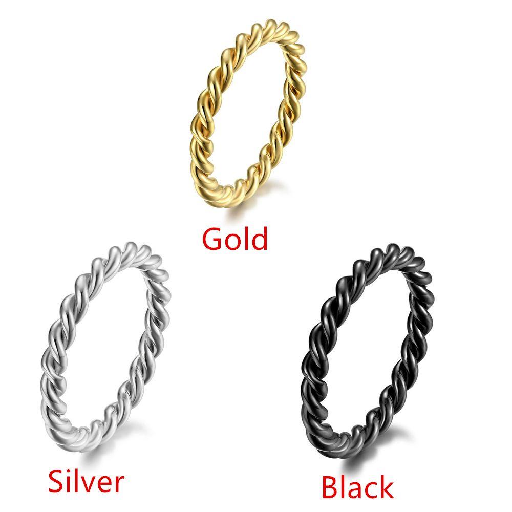 BSUNS Nhẫn Xoắn Ốc Phong Cách Boho Cổ Điển Thời Trang