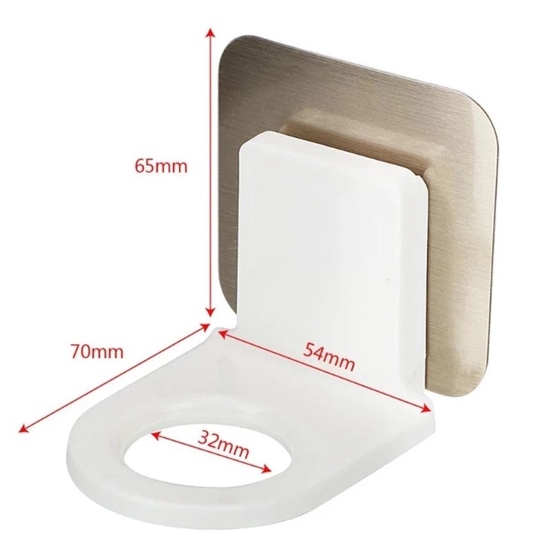 Giá Đỡ Chai Xà Phòng Gắn Tường Tự Dính Tiện Dụng Và Bền