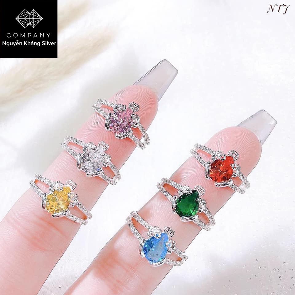 NHẪN NỮ BẠC TA HÌNH CON CÓC NGẬM HÌNH TIỀNn XUu PHONG THỦY TÀI LỘC
