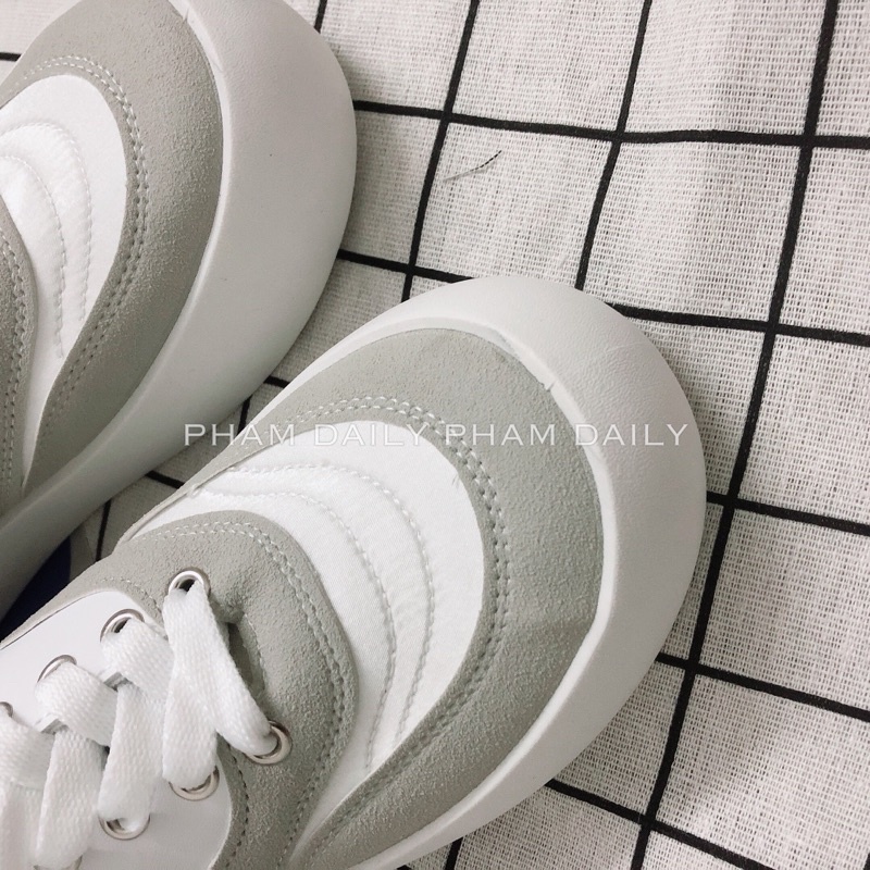 Giầy Sneaker Đế Bánh Mì Hàng Quảng Châu Cao Cấp- Giầy RoseBlackpink Đế 4cm