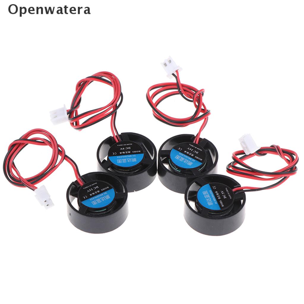 Quạt Làm Mát Mini Hình Tròn 25.5x10mm 5v 9v 12v 24v Có Đèn Led Cho Máy Tính