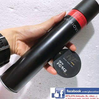 COMBO GÔM XỊT TÓC LUXURIOUS VÀ SÁP NF NEW FORCE PRO