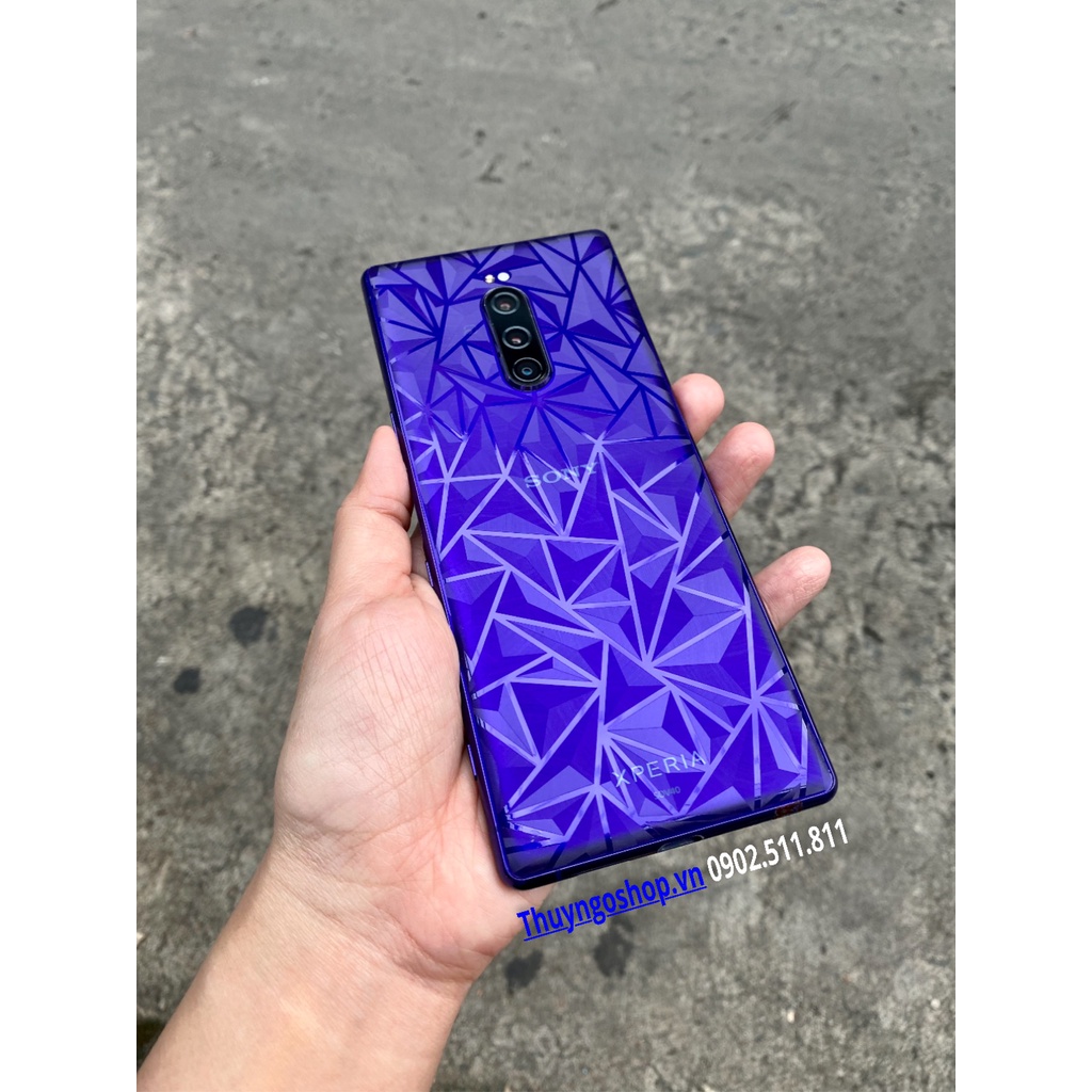 Dán mặt lưng 3D Kim cương Sony Xperia 1 III / Xperia 1 / XZ2 Premium / XZ3 / XZ1 / XZ / ...