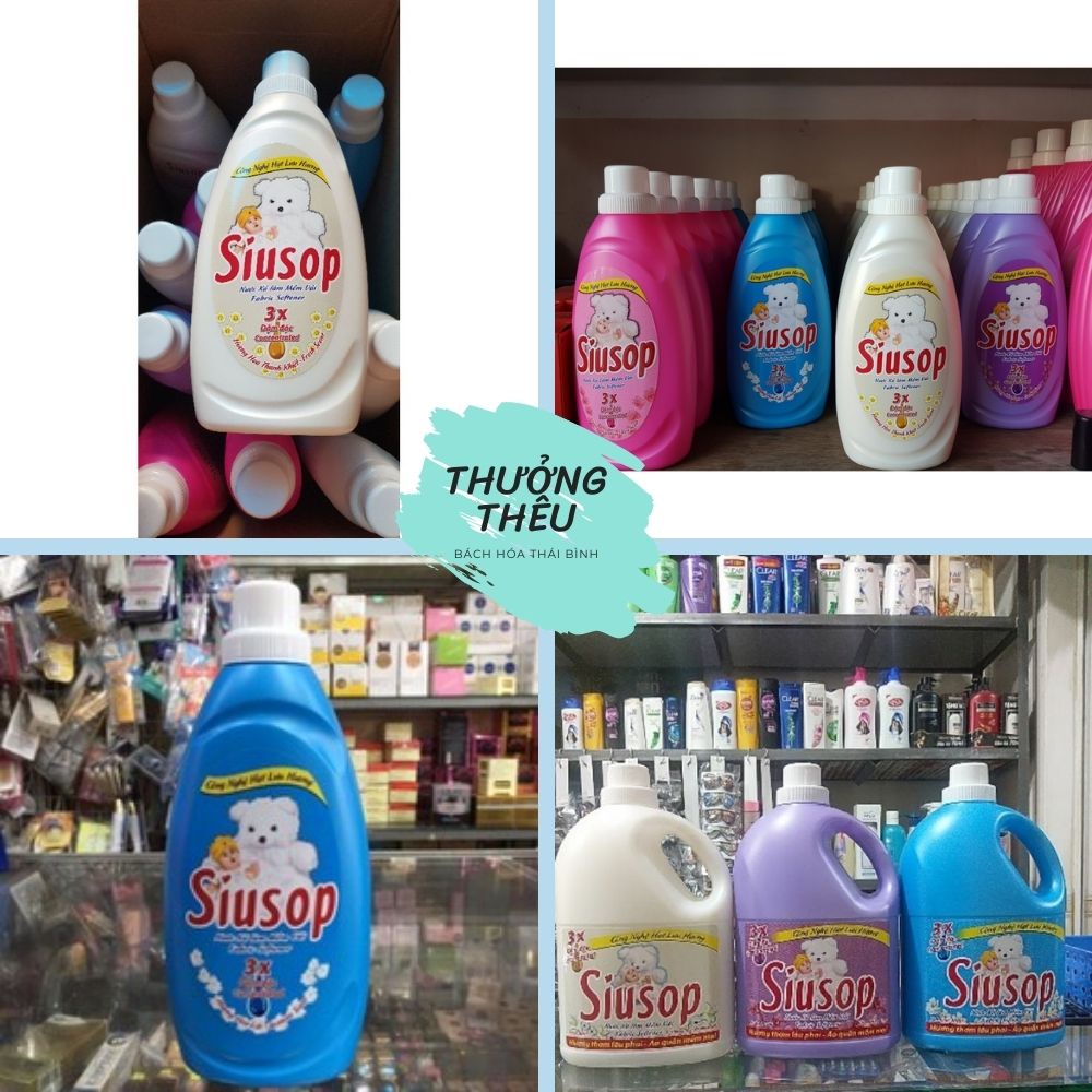 Nước xả vải Siusop hương thanh khiết/hoa lài chai 900g