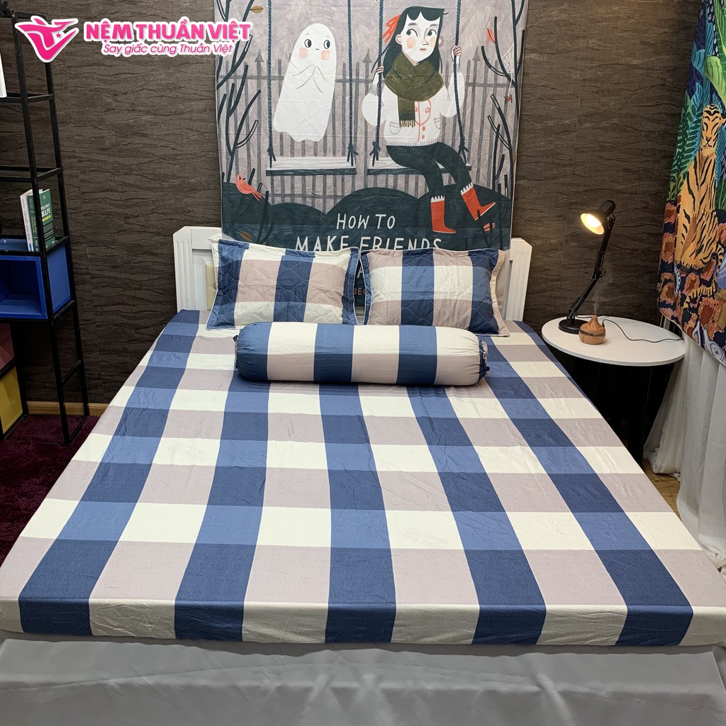 Bộ ga gối 4 món Thuần Việt Cotton Poly Cao cấp All Kiểu | BigBuy360 - bigbuy360.vn