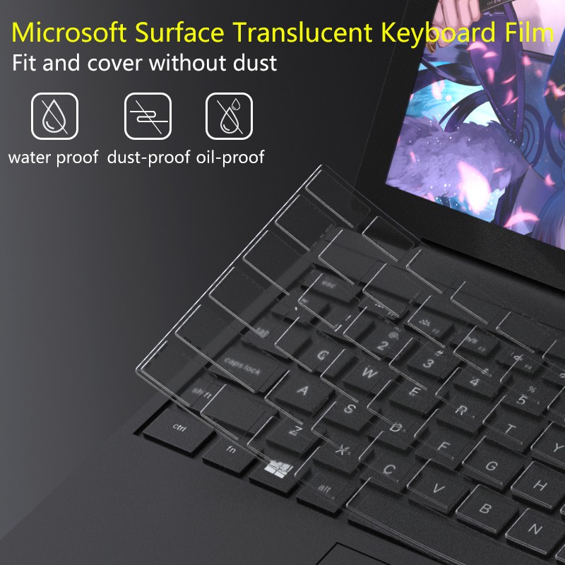 Miếng Dán Bảo Vệ Bàn Phím Laptop Hai Trong Một Cho Microsoft new surface Pro 5 Pro 6 Pro 7 notebook GO / 3 / 4 12.4 13.5 inch