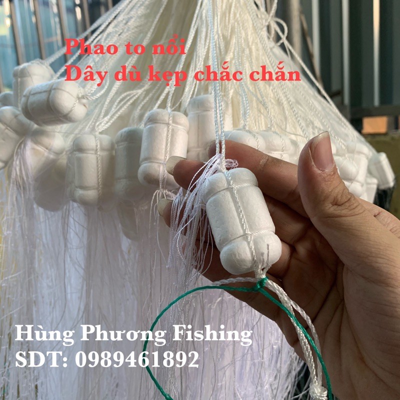 Lưới dù thái lan xịn cao 3 mét dài 80m đánh nổi