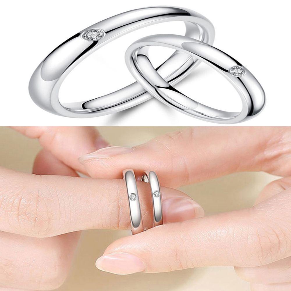 Nhẫn Cặp Đôi BORAG|Trang Sức Thời Trang Sang Trọng Nhẹ Nhàng Cho Đám Cưới