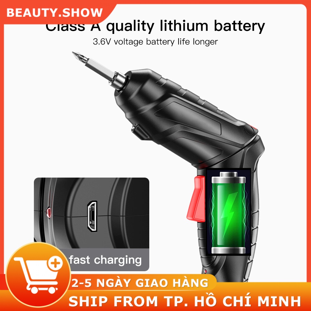 Máy Khoan Điện Không Dây Tuốc Nơ Vít Điện Không Dây 1800MAH Máy Khoan Điện Cầm Tay