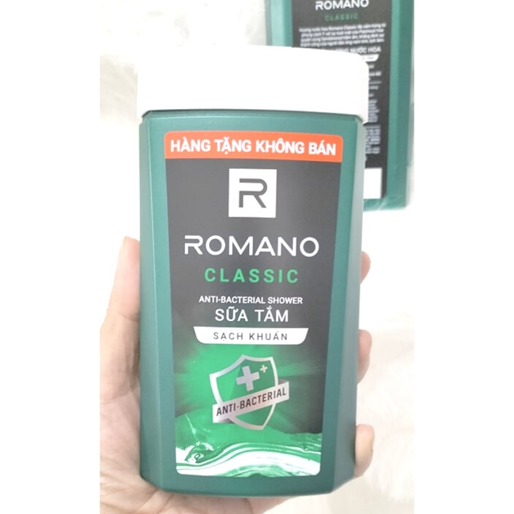 Combo 2 Chai sữa tắm Romano 150g( HÀNG TẶNG KHÔNG BÁN)