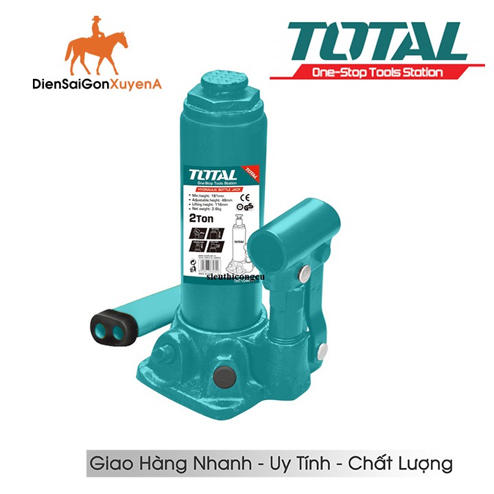 Total Con đội 2 tấn 34,5cm 2,6kg THT109022 - ĐIỆN SÀI GÒN XUYÊN Á