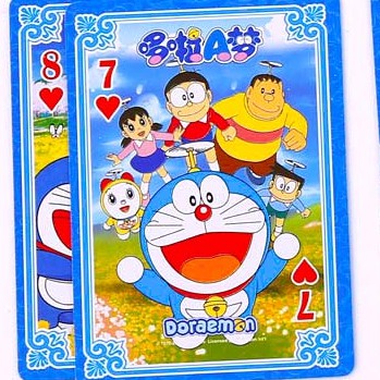 Bộ 54 lá bài doraemon loại tốt kéo búa bao