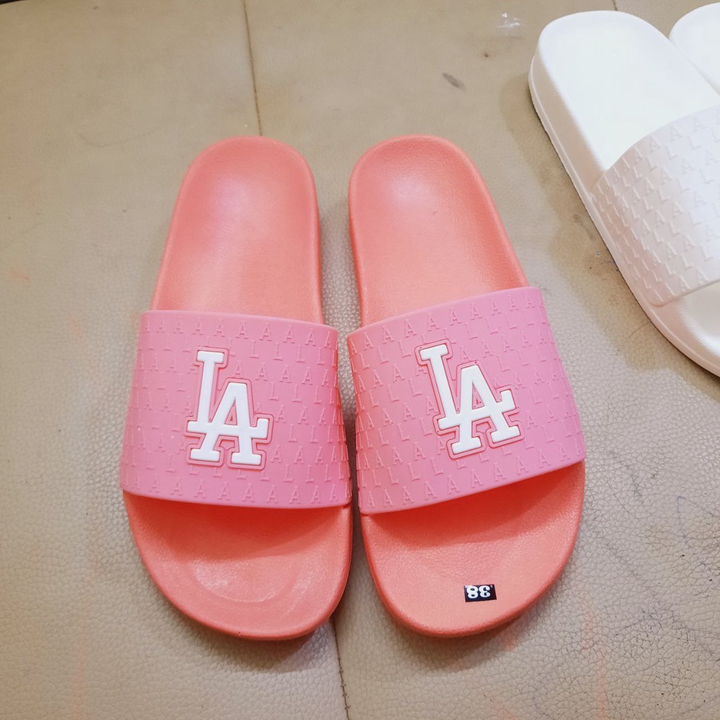 Dép LA Nữ Nam Quai Ngang Thời Trang, Dép M L B Cao Su Dập Nổi Hàng Đẹp [H76 - LUCKY SHOES VN]